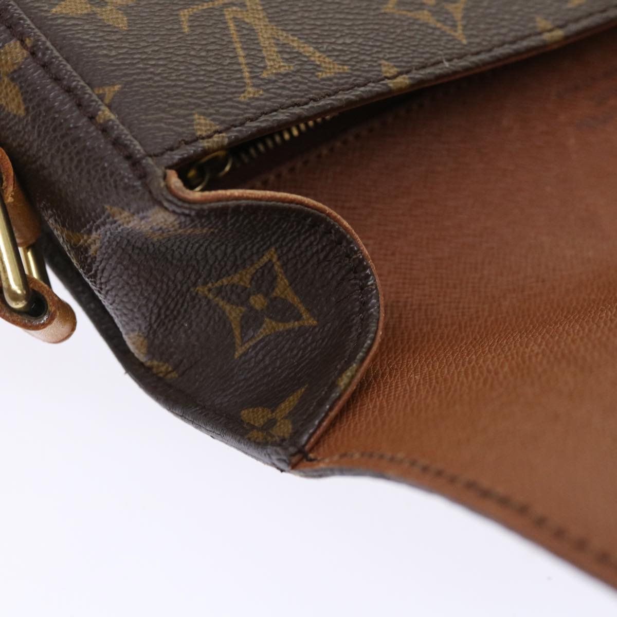 LOUIS VUITTON Monogram Saint Cloud GM Shoulder Bag M51242 LV Auth 47895