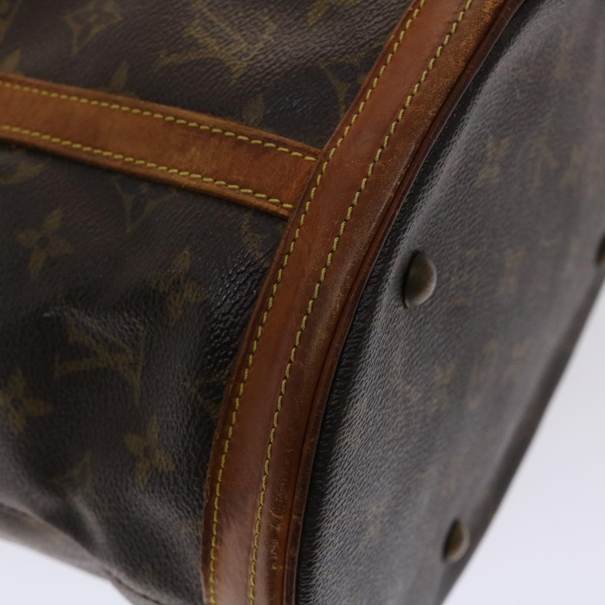 LOUIS VUITTON Monogram Bucket GM Shoulder Bag M42236 LV Auth 47918