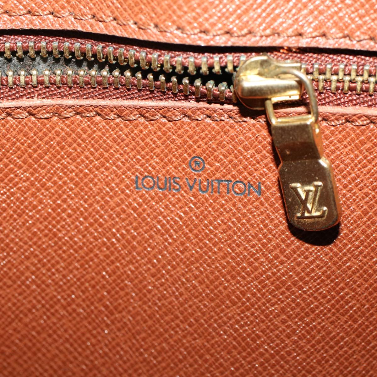 LOUIS VUITTON Epi June Feuille Shoulder Bag Kenya Brown M52153 LV Auth 47957