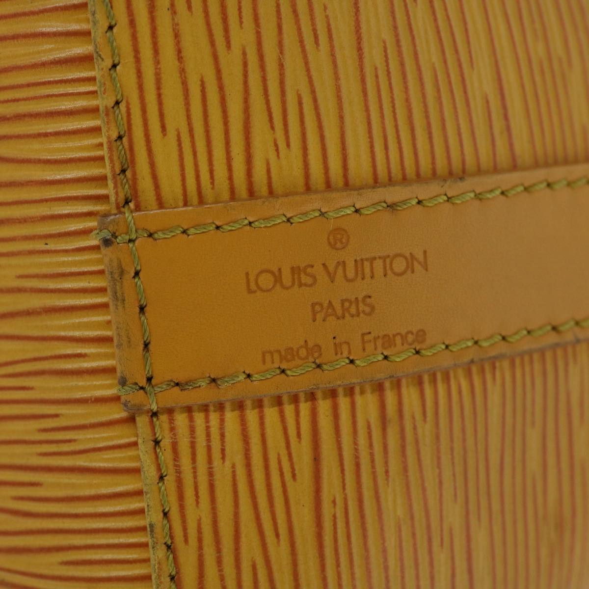 LOUIS VUITTON Epi Petit Noe Shoulder Bag Tassili Yellow M44109 LV Auth 47966