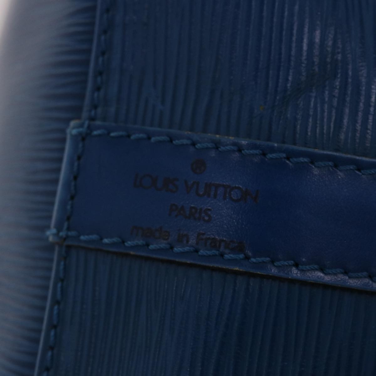 LOUIS VUITTON Epi Petit Noe Shoulder Bag Blue M44105 LV Auth 47967