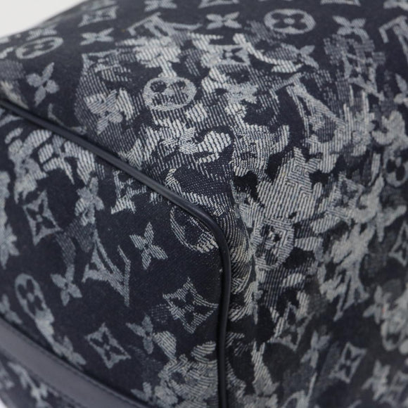 LOUIS VUITTON Monogram Tapestry Keepall Bandouliere 50 Boston M57285 Auth 48047S