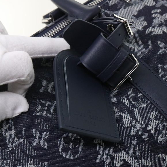 LOUIS VUITTON Monogram Tapestry Keepall Bandouliere 50 Boston M57285 Auth 48047S