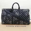 LOUIS VUITTON Monogram Tapestry Keepall Bandouliere 50 Boston M57285 Auth 48047S-12