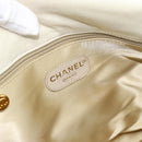 CHANEL Matelasse Shoulder Bag Canvas Light Blue White CC Auth 48071AV-19