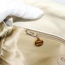 CHANEL Matelasse Shoulder Bag Canvas Light Blue White CC Auth 48071AV-23