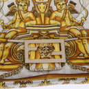 FENDI Baguette Shoulder Bag Polyester 2way White 8BR600 AK2D Auth 48072A-19