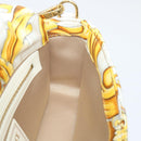 FENDI Baguette Shoulder Bag Polyester 2way White 8BR600 AK2D Auth 48072A-23