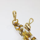 FENDI Baguette Shoulder Bag Polyester 2way White 8BR600 AK2D Auth 48072A-26