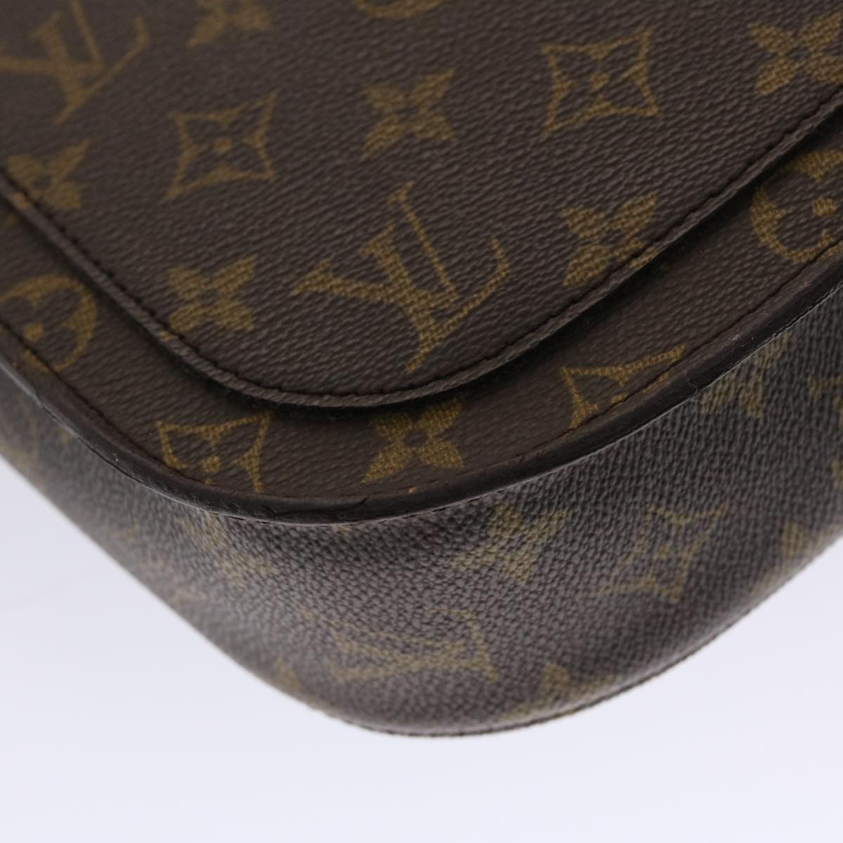 LOUIS VUITTON Monogram Saint Cloud GM Shoulder Bag M51242 LV Auth 48082