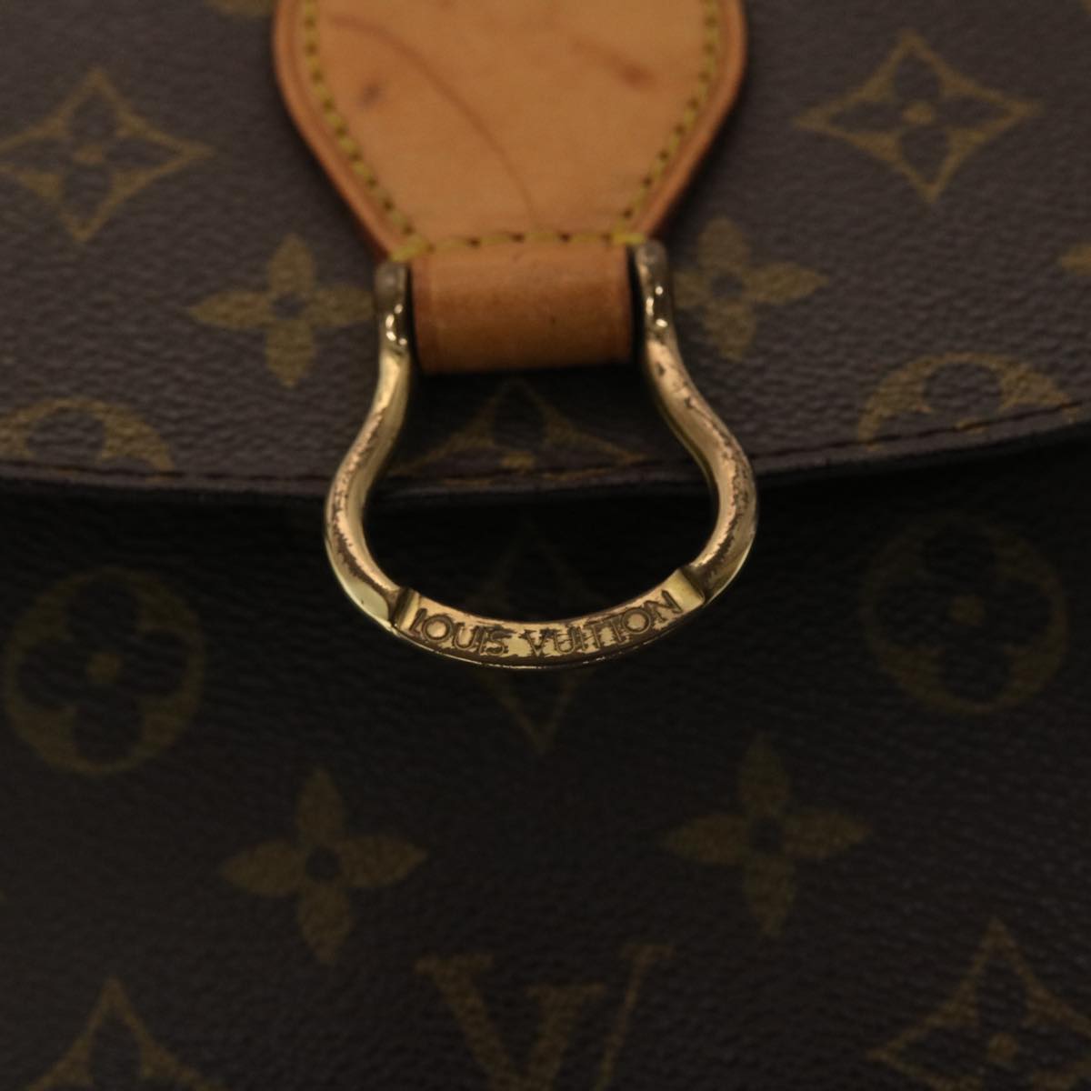 LOUIS VUITTON Monogram Saint Cloud GM Shoulder Bag M51242 LV Auth 48082