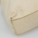 PRADA Hand Bag Nylon Beige Auth 48236-11