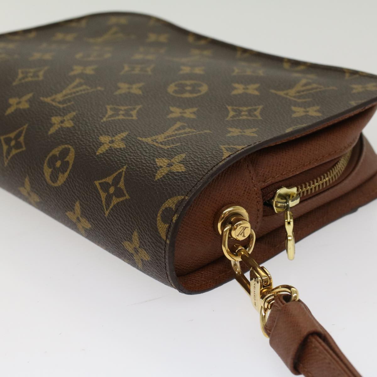 LOUIS VUITTON Monogram Orsay Clutch Bag M51790 LV Auth 48282