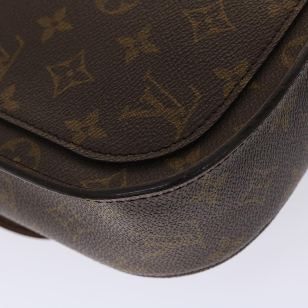 LOUIS VUITTON Monogram Saint Cloud GM Shoulder Bag M51242 LV Auth 48286