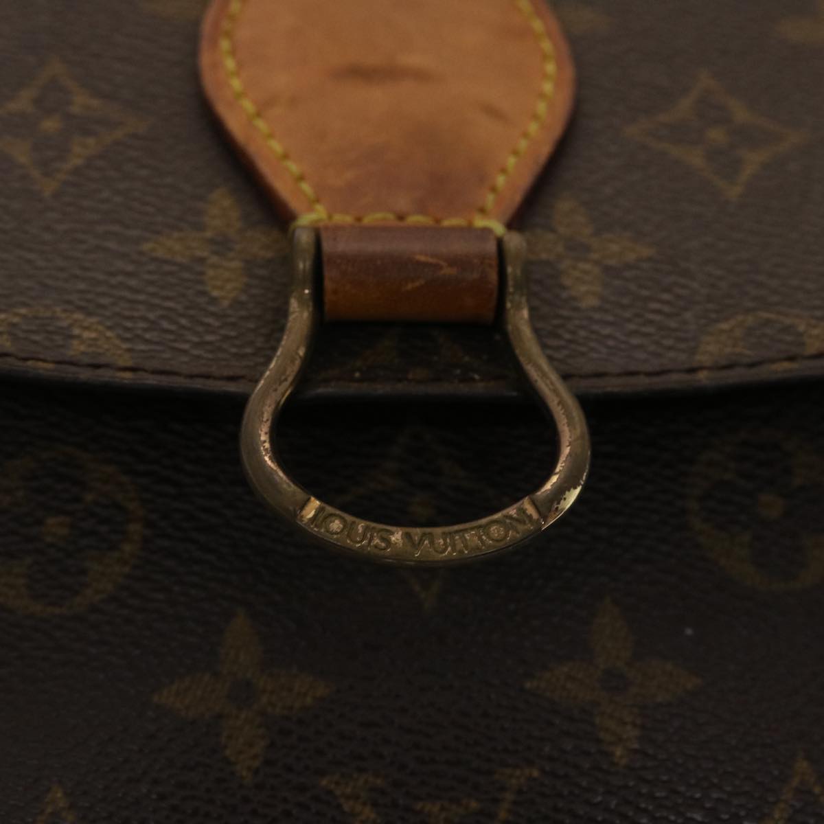 LOUIS VUITTON Monogram Saint Cloud GM Shoulder Bag M51242 LV Auth 48286