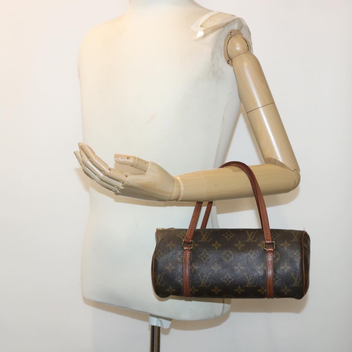 LOUIS VUITTON Monogram Papillon 26 Old model Hand Bag Vintage M51366 Auth 48301