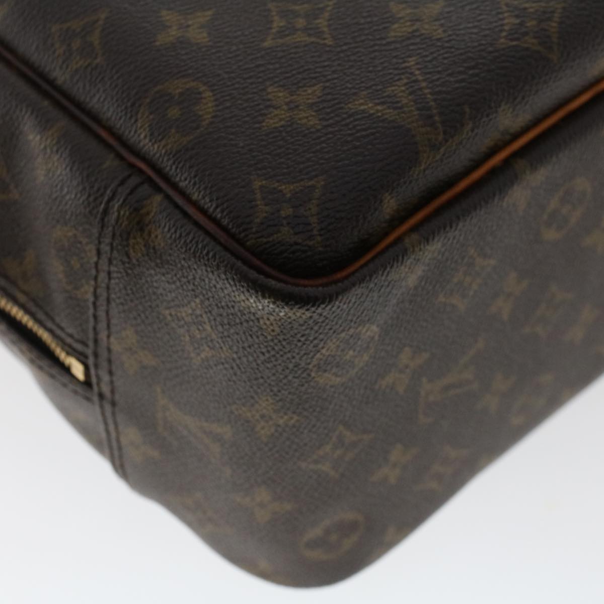 LOUIS VUITTON Monogram Deauville Hand Bag M47270 LV Auth 48418