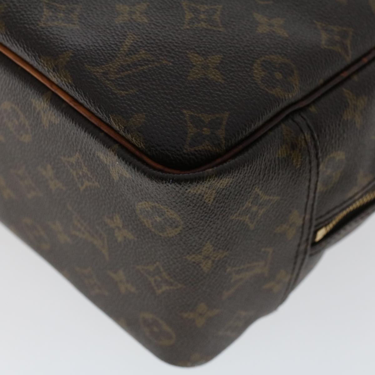 LOUIS VUITTON Monogram Deauville Hand Bag M47270 LV Auth 48418