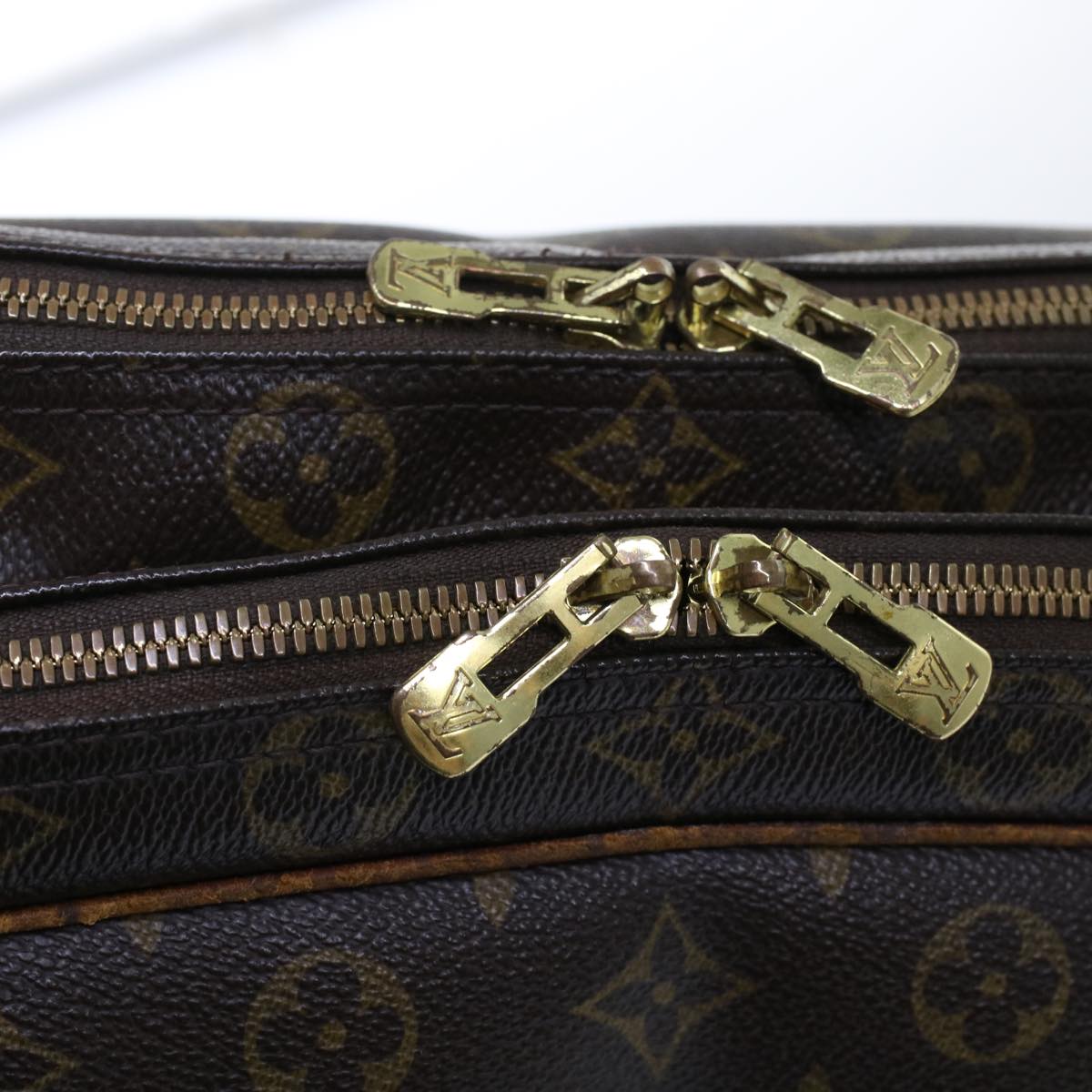 LOUIS VUITTON Monogram Reporter GM Shoulder Bag M45252 LV Auth 48420