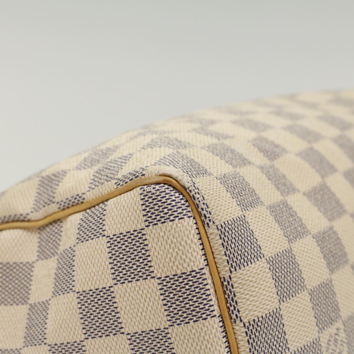 LOUIS VUITTON Damier Azur Speedy 25 Hand Bag N41534 LV Auth 48442