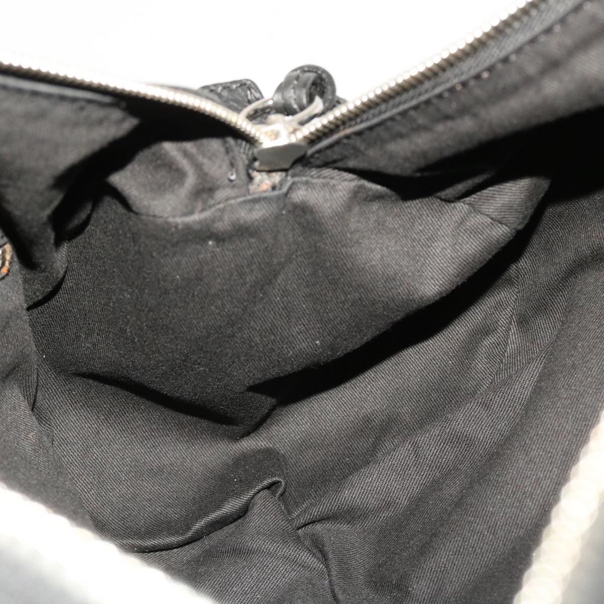 Chloe Mr Paddington Boston Bag Leather Black Auth 48467