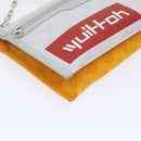 LOUIS VUITTON Monogram White Flat Mensenger Shoulder Bag Bron M44640 Auth 48487A-16