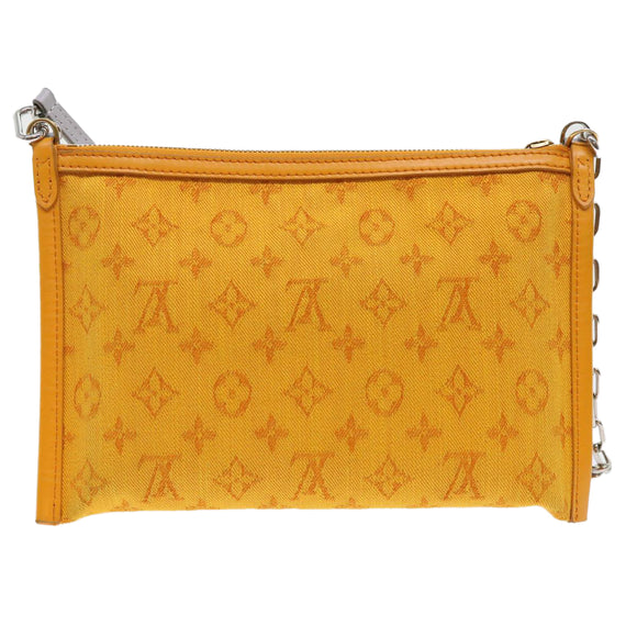 LOUIS VUITTON Monogram White Flat Mensenger Shoulder Bag Bron M44640 Auth 48487SAM