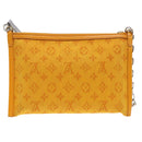 LOUIS VUITTON Monogram White Flat Mensenger Shoulder Bag Bron M44640 Auth 48487A-2