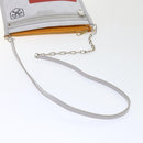 LOUIS VUITTON Monogram White Flat Mensenger Shoulder Bag Bron M44640 Auth 48487A-9
