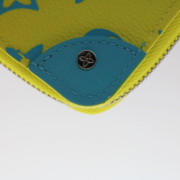 LOUIS VUITTON Playground Zippy Wallet Vertical Wallet Yellow M82005 Auth 48507SM