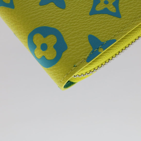 LOUIS VUITTON Playground Zippy Wallet Vertical Wallet Yellow M82005 Auth 48507SM