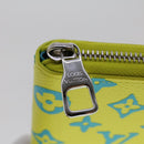 LOUIS VUITTON Playground Zippy Wallet Vertical Wallet Yellow M82005 Auth 48507SM-8