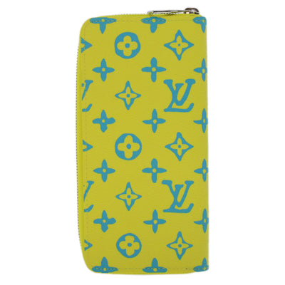 LOUIS VUITTON Playground Zippy Wallet Vertical Wallet Yellow M82005 Auth 48507SM - 0