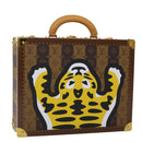 LOUIS VUITTON Monogram Stripe Cotteville 40 Trunk HUMAN MADE M20464 Auth 48522S-1