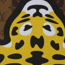 LOUIS VUITTON Monogram Stripe Cotteville 40 Trunk HUMAN MADE M20464 Auth 48522S-25