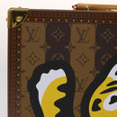 LOUIS VUITTON Monogram Stripe Cotteville 40 Trunk HUMAN MADE M20464 Auth 48522S-30