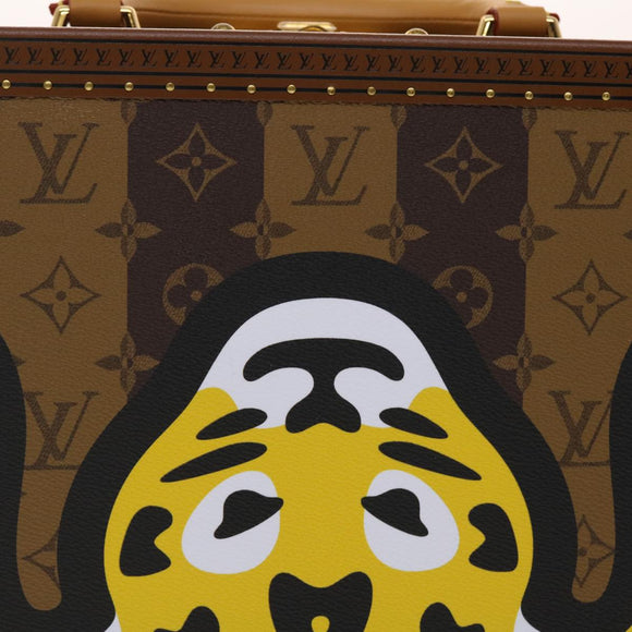 LOUIS VUITTON Monogram Stripe Cotteville 40 Trunk HUMAN MADE M20464 Auth 48522S