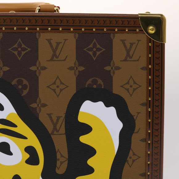 LOUIS VUITTON Monogram Stripe Cotteville 40 Trunk HUMAN MADE M20464 Auth 48522S