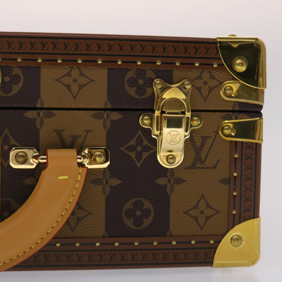 LOUIS VUITTON Monogram Stripe Cotteville 40 Trunk HUMAN MADE M20464 Auth 48522S