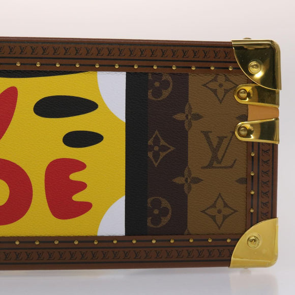 LOUIS VUITTON Monogram Stripe Cotteville 40 Trunk HUMAN MADE M20464 Auth 48522S