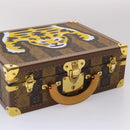 LOUIS VUITTON Monogram Stripe Cotteville 40 Trunk HUMAN MADE M20464 Auth 48522S-6