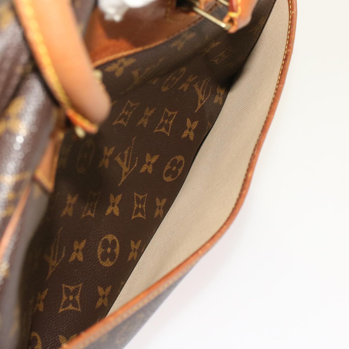 LOUIS VUITTON Monogram Deauville Hand Bag M47270 LV Auth 48553