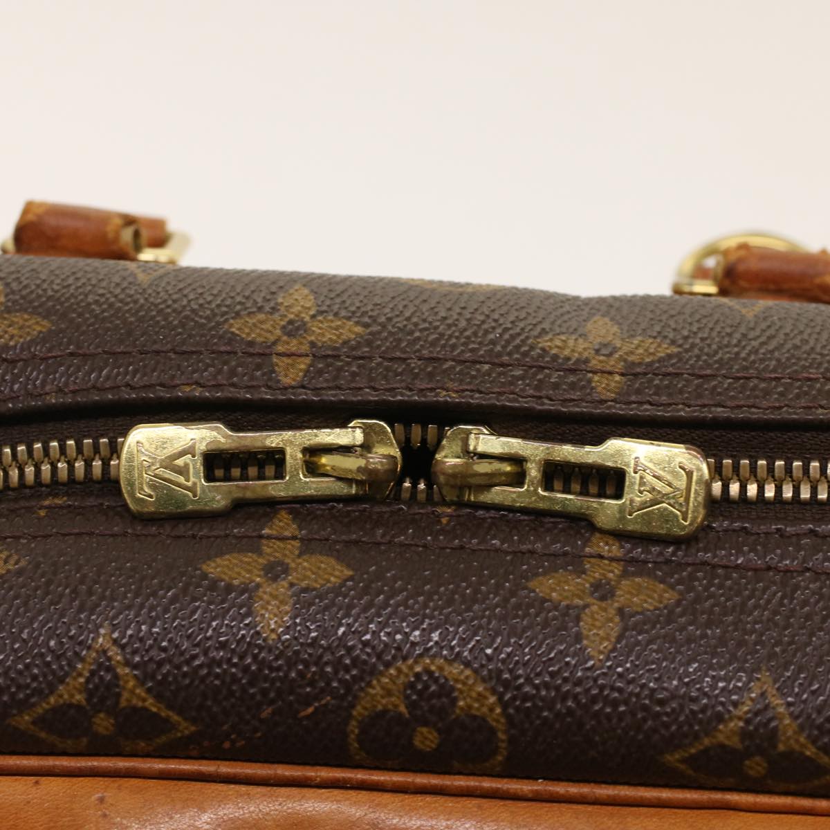 LOUIS VUITTON Monogram Deauville Hand Bag M47270 LV Auth 48553