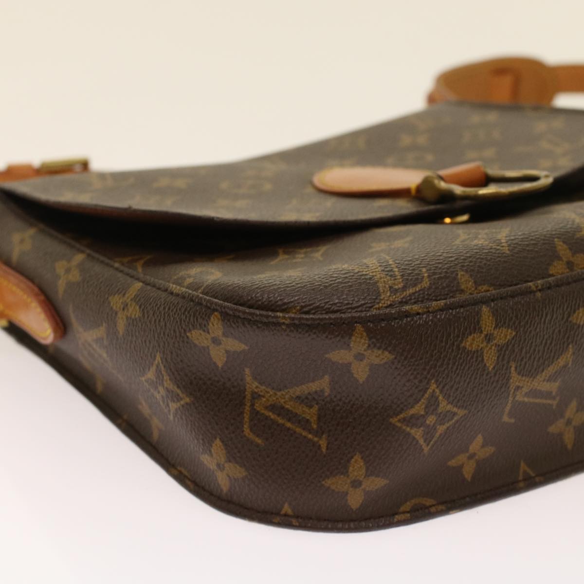 LOUIS VUITTON Monogram Saint Cloud GM Shoulder Bag M51242 LV Auth 48556