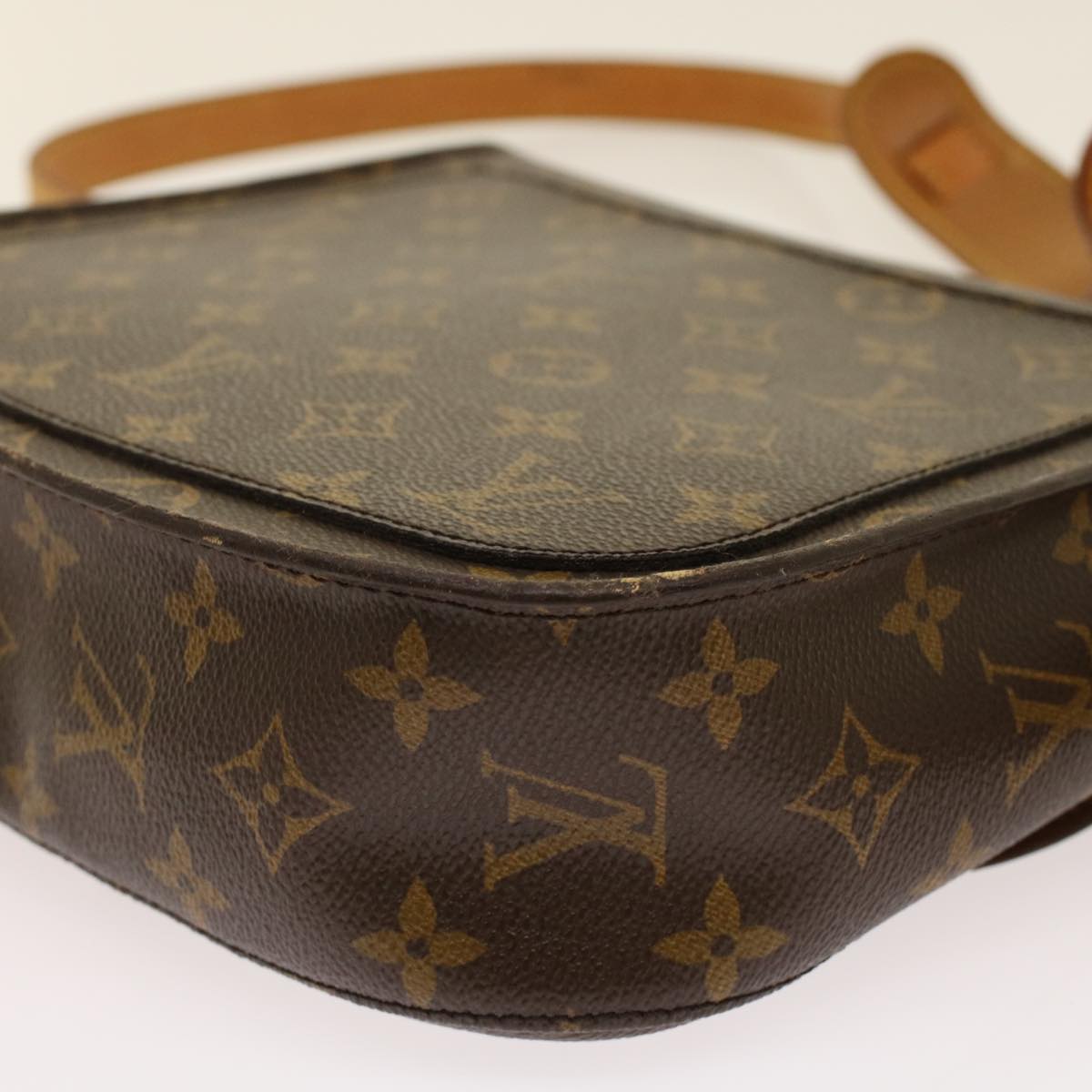 LOUIS VUITTON Monogram Saint Cloud GM Shoulder Bag M51242 LV Auth 48556