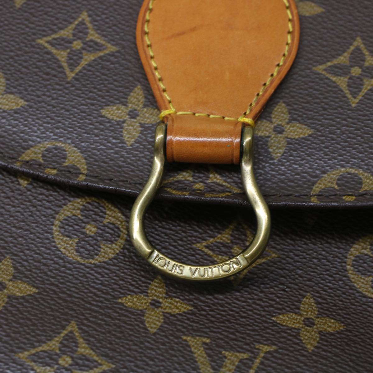 LOUIS VUITTON Monogram Saint Cloud GM Shoulder Bag M51242 LV Auth 48556