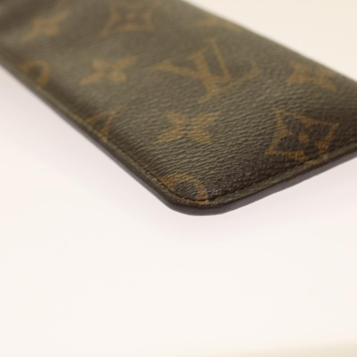 LOUIS VUITTON Monogram Etui Lunette PM Glasses Case M66545 LV Auth 48627