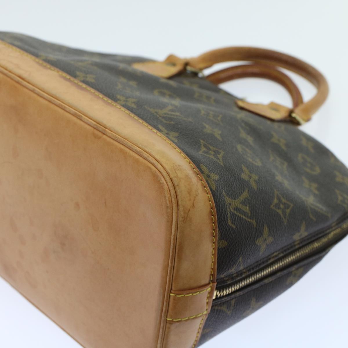 LOUIS VUITTON Monogram Alma Hand Bag M51130 LV Auth 48653