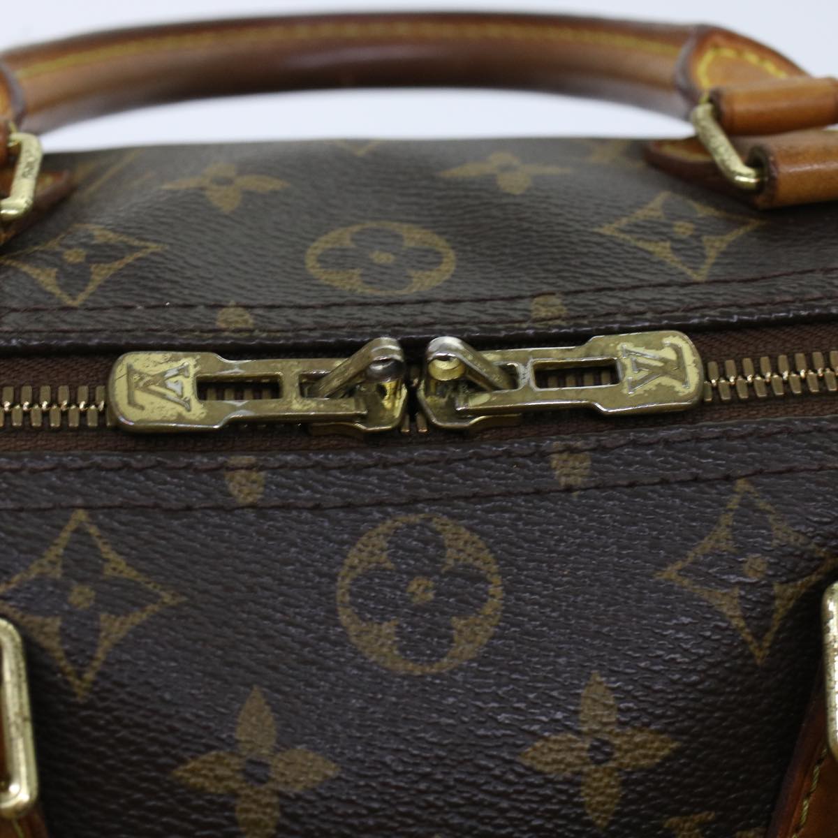 LOUIS VUITTON Monogram Speedy Bandouliere 30 Hand Bag M40391 LV Auth 48661