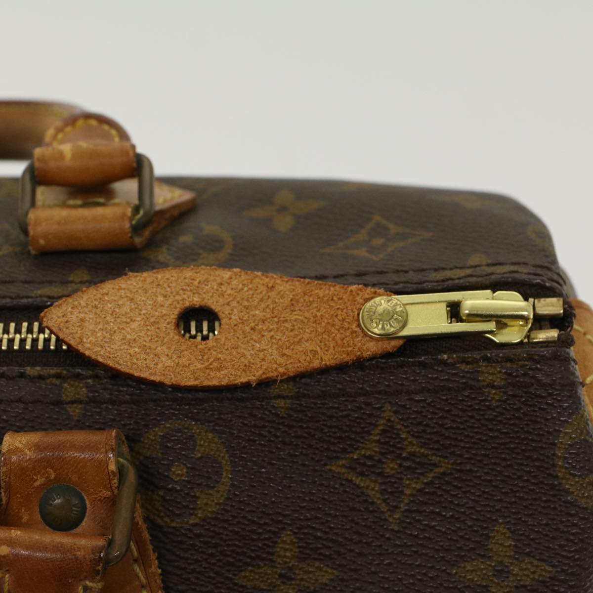 LOUIS VUITTON Monogram Speedy 30 Hand Bag M41526 LV Auth 48662